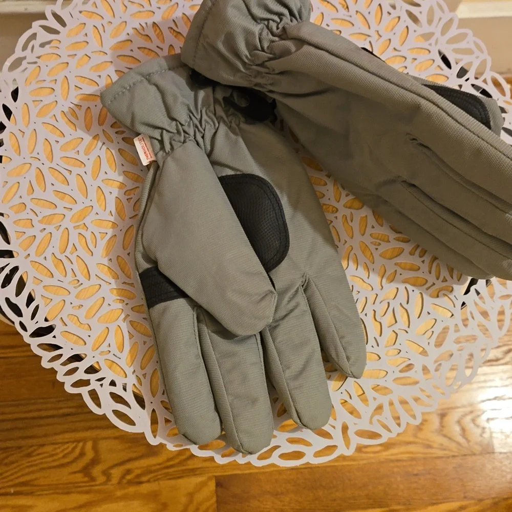 NWT Thermolite gray mens gloves Sz XL - Picture 2 of 7